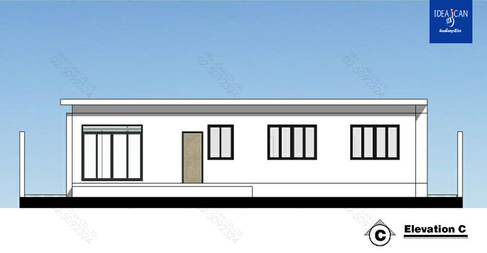 แบบบ้านชั้นเดียวสไตล์โมเดิร์น, แบบบ้าน 1 ชั้น, แบบบ้าน 3 ห้องนอน, ห้องน้ำสไตล์โมเดิร์น, พื้นที่ใช้สอย 173 ตร.ม., FF-H1-17301.09, แบบบ้านสไตล์โมเดิร์น, แบบบ้านโมเดิร์น, แบบบ้าน modern , รับเหมาก่อสร้าง, รับออกแบบ, รับออกแบบชั้นเดียว,แบบบ้านชั้นเดียว