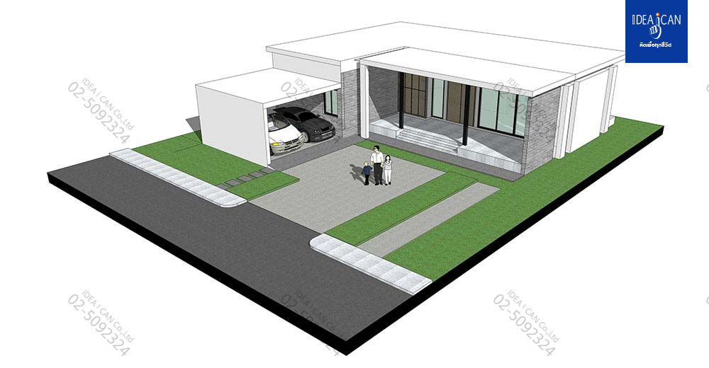แบบบ้านชั้นเดียวสไตล์โมเดิร์น, แบบบ้าน 1 ชั้น, แบบบ้าน 3 ห้องนอน, ห้องน้ำสไตล์โมเดิร์น, พื้นที่ใช้สอย 180 ตร.ม., FF-H1-18001.09, แบบบ้านสไตล์โมเดิร์น, แบบบ้านโมเดิร์น, แบบบ้าน modern , รับเหมาก่อสร้าง, รับออกแบบ, รับออกแบบชั้นเดียว,แบบบ้านชั้นเดียว