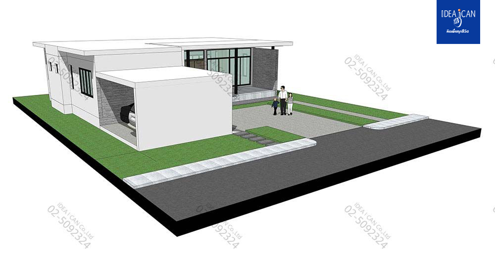 แบบบ้านชั้นเดียวสไตล์โมเดิร์น, แบบบ้าน 1 ชั้น, แบบบ้าน 3 ห้องนอน, ห้องน้ำสไตล์โมเดิร์น, พื้นที่ใช้สอย 180 ตร.ม., FF-H1-18001.09, แบบบ้านสไตล์โมเดิร์น, แบบบ้านโมเดิร์น, แบบบ้าน modern , รับเหมาก่อสร้าง, รับออกแบบ, รับออกแบบชั้นเดียว,แบบบ้านชั้นเดียว