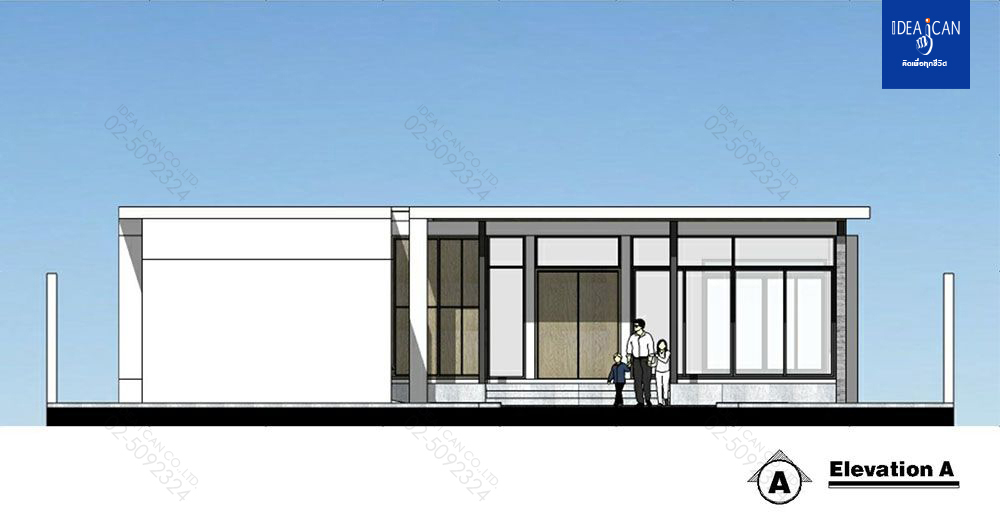 แบบบ้านชั้นเดียวสไตล์โมเดิร์น, แบบบ้าน 1 ชั้น, แบบบ้าน 2 ห้องนอน, ห้องน้ำสไตล์โมเดิร์น, พื้นที่ใช้สอย 182 ตร.ม., FF-H1-18201.09, แบบบ้านสไตล์โมเดิร์น, แบบบ้านโมเดิร์น, แบบบ้าน modern , รับเหมาก่อสร้าง, รับออกแบบ, รับออกแบบชั้นเดียว,แบบบ้านชั้นเดียว