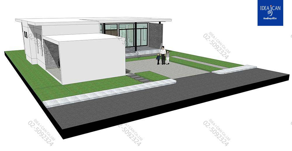 แบบบ้านชั้นเดียวสไตล์โมเดิร์น, แบบบ้าน 1 ชั้น, แบบบ้าน 2 ห้องนอน, ห้องน้ำสไตล์โมเดิร์น, พื้นที่ใช้สอย 182 ตร.ม., FF-H1-18201.09, แบบบ้านสไตล์โมเดิร์น, แบบบ้านโมเดิร์น, แบบบ้าน modern , รับเหมาก่อสร้าง, รับออกแบบ, รับออกแบบชั้นเดียว,แบบบ้านชั้นเดียว