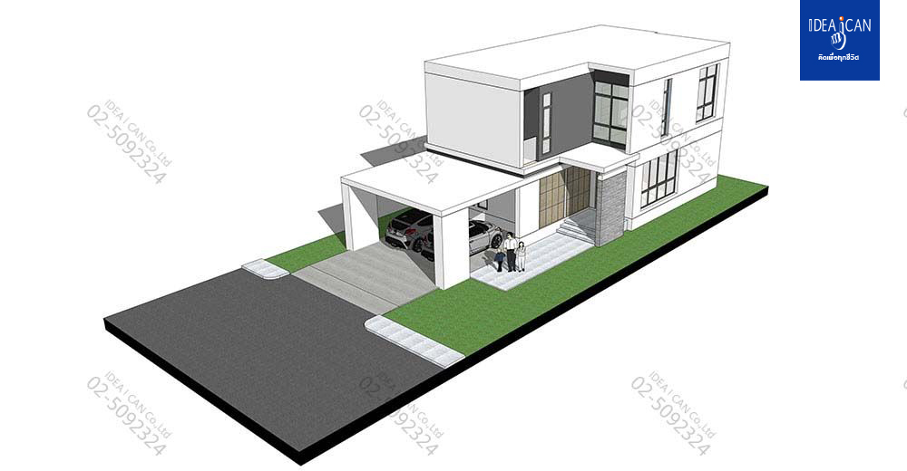 แบบบ้านสองชั้นสไตล์โมเดิร์น, แบบบ้าน 2 ชั้น, แบบบ้าน 4 ห้องนอน, ห้องน้ำสไตล์โมเดิร์น, พื้นที่ใช้สอย 264 ตร.ม., FF-H2-26401.09, แบบบ้านสไตล์โมเดิร์น, แบบบ้านโมเดิร์น, แบบบ้าน modern , รับเหมาก่อสร้าง, รับออกแบบ, รับออกแบบสองชั้น,แบบบ้านสองชั้น